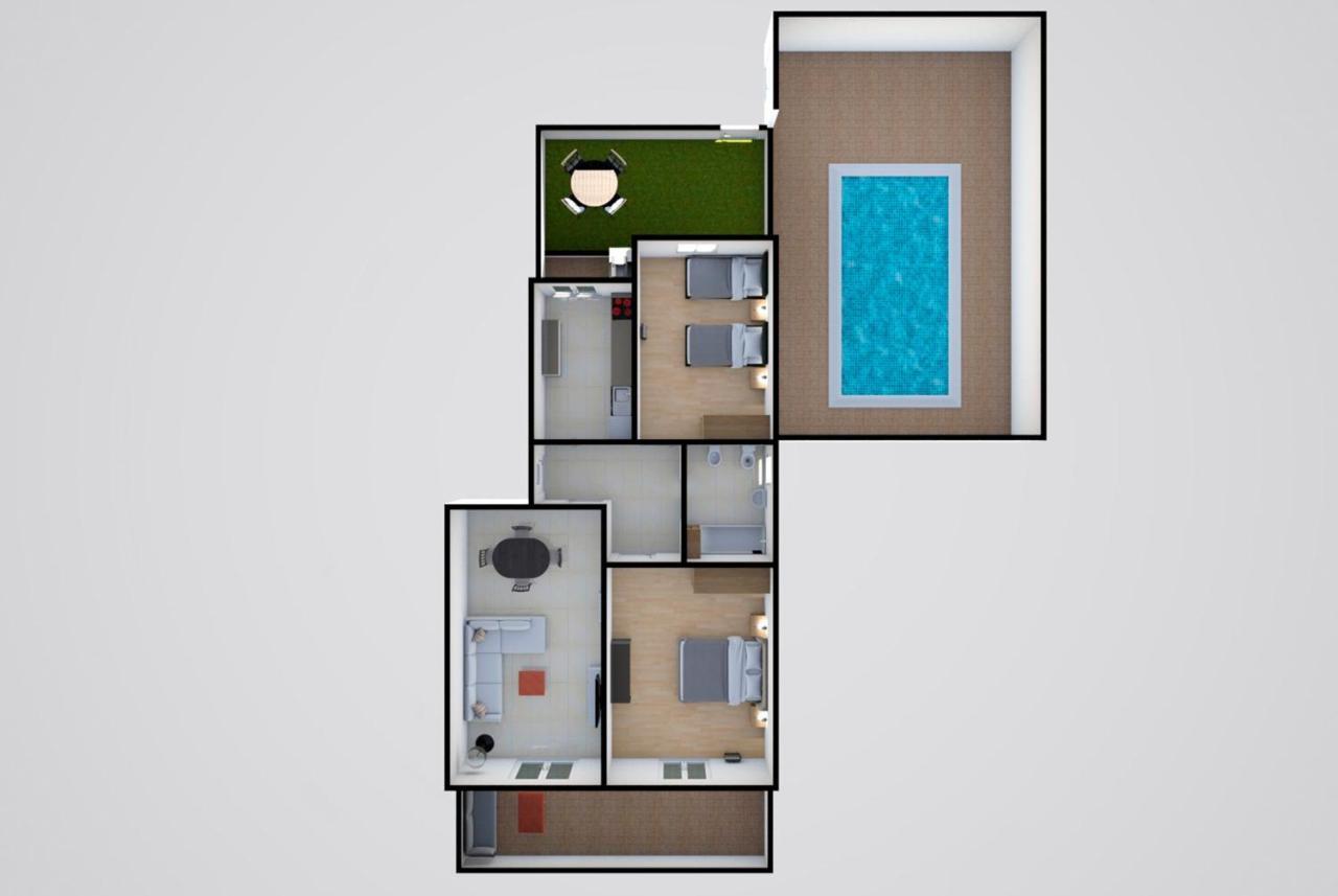 Marta Apartment - Balcony, Patio, Pool Ferrel  Bagian luar foto